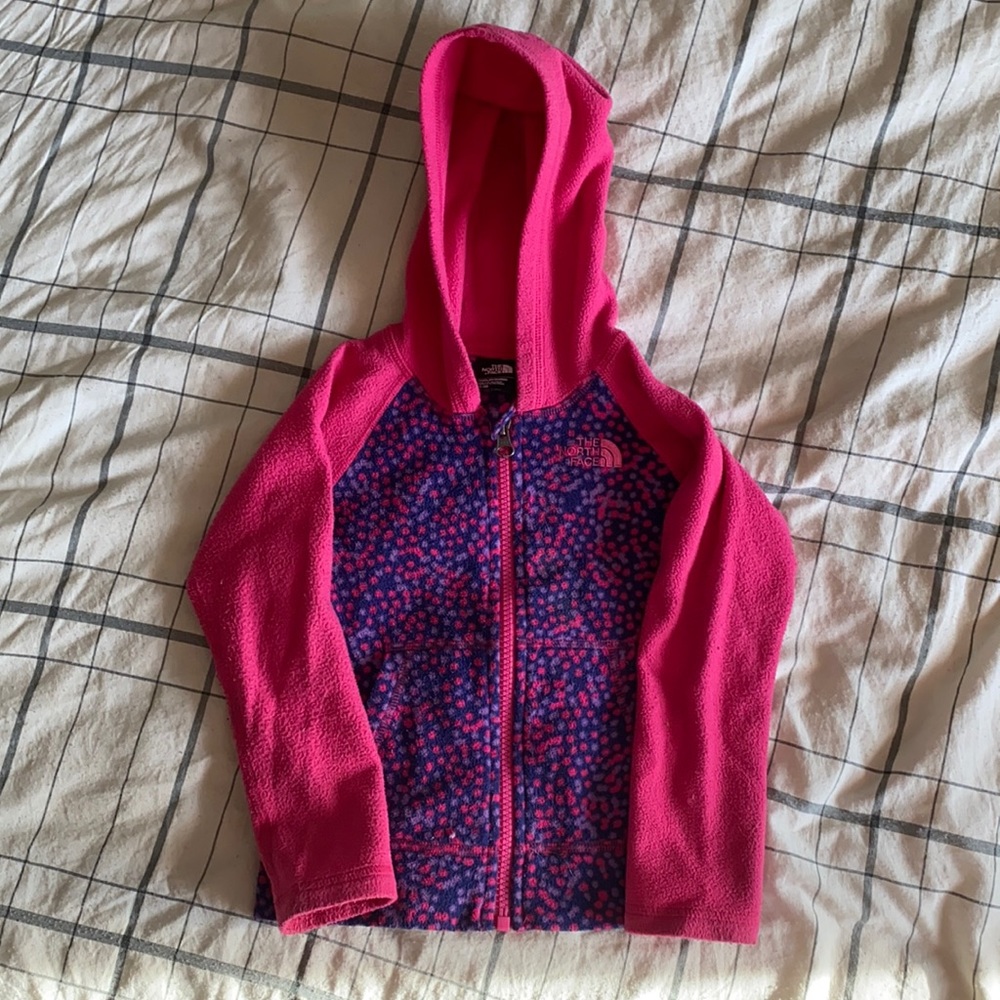 3t north face fleece zip up